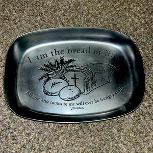 Religious Bread Plate